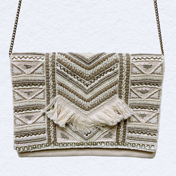 Handbags - Shirdee Boho Clutch with chain